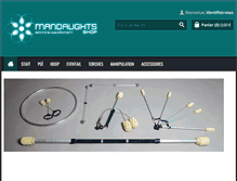 Tablet Screenshot of mandalights-shop.com